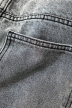 Luna Cross – Asymmetric Waist Denim