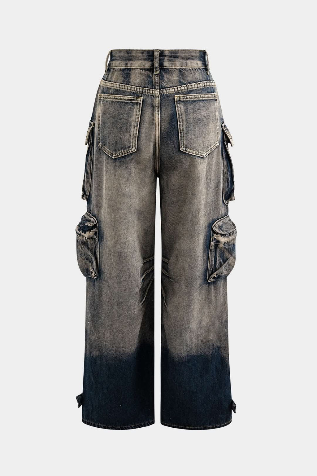 Sabbia – Y2K Multi-Pocket Cargo Denim