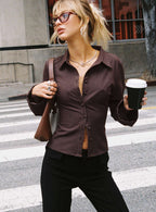 Anitta 2000s – Pinstripe Shirt