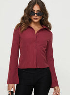 Anitta 2000s – Pinstripe Shirt