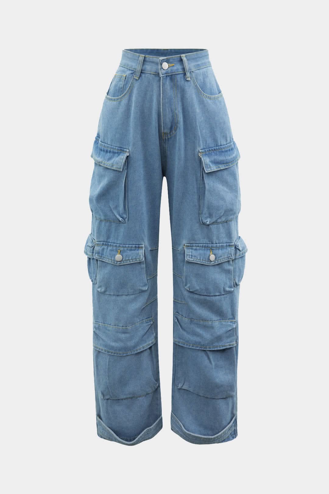 Fumo Street – Multi-Pocket Cargo Denim