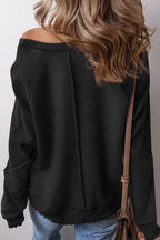 Waffle Stitch Pullover