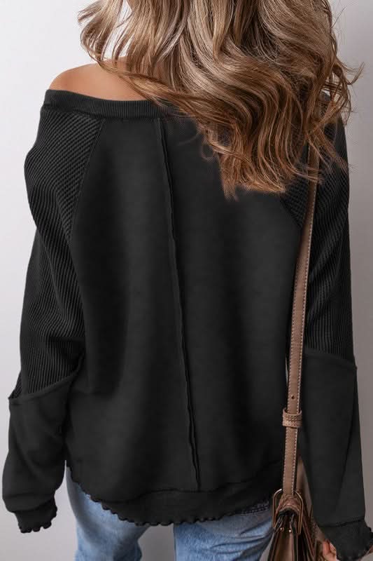 Waffle Stitch Pullover