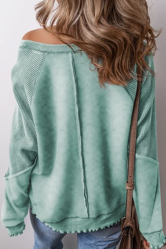 Waffle Stitch Pullover