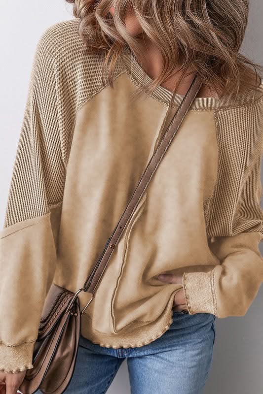 Waffle Stitch Pullover