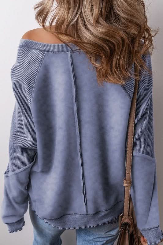 Waffle Stitch Pullover