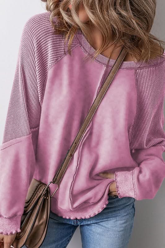 Waffle Stitch Pullover