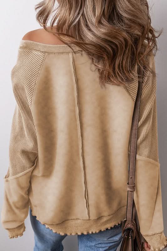 Waffle Stitch Pullover