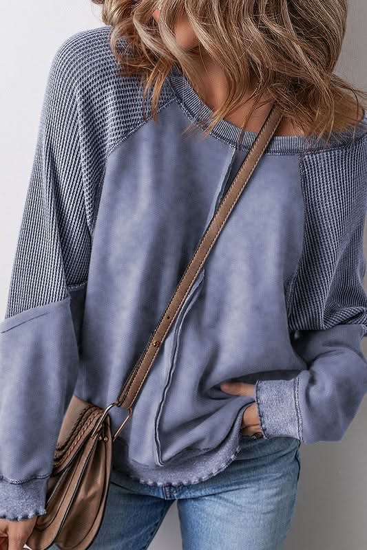 Waffle Stitch Pullover