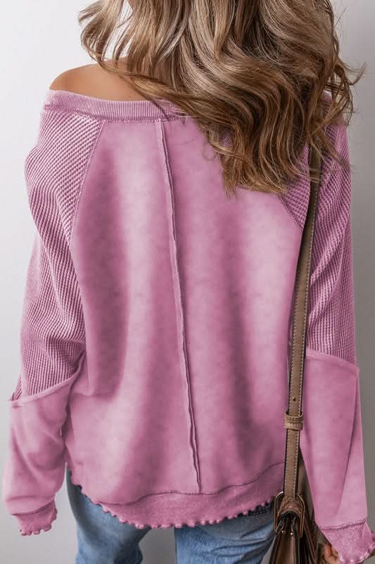 Waffle Stitch Pullover
