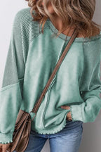 Waffle Stitch Pullover
