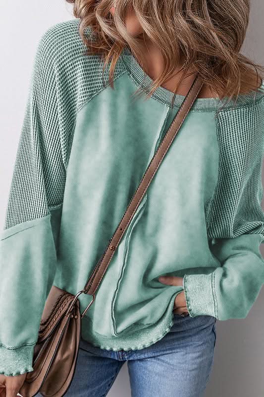 Waffle Stitch Pullover