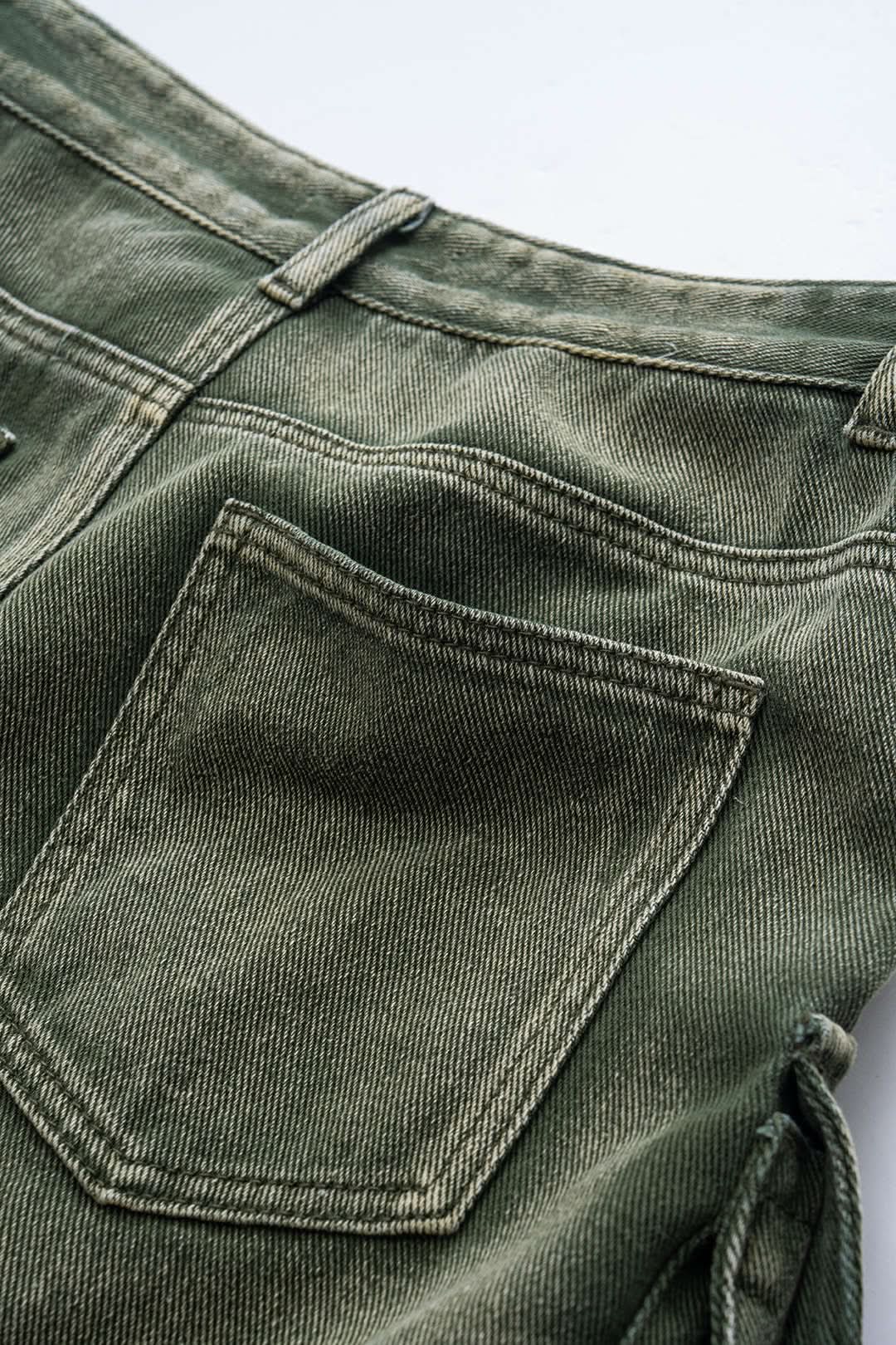 Sabbia – Y2K Multi-Pocket Cargo Denim