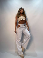 La Cadera - Low Waist Cut-Out Jean