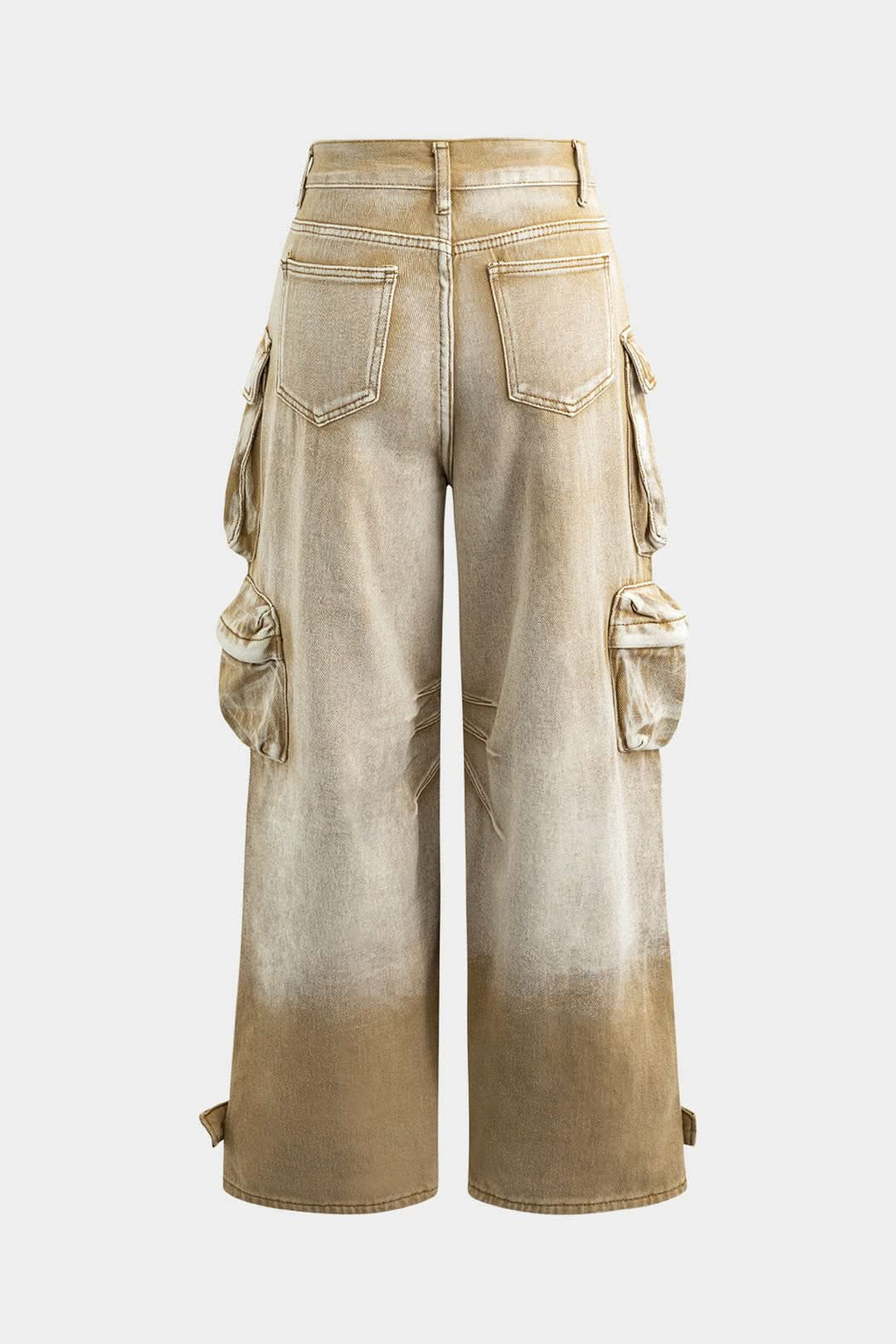 Sabbia – Y2K Multi-Pocket Cargo Denim