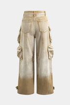 Sabbia – Y2K Multi-Pocket Cargo Denim