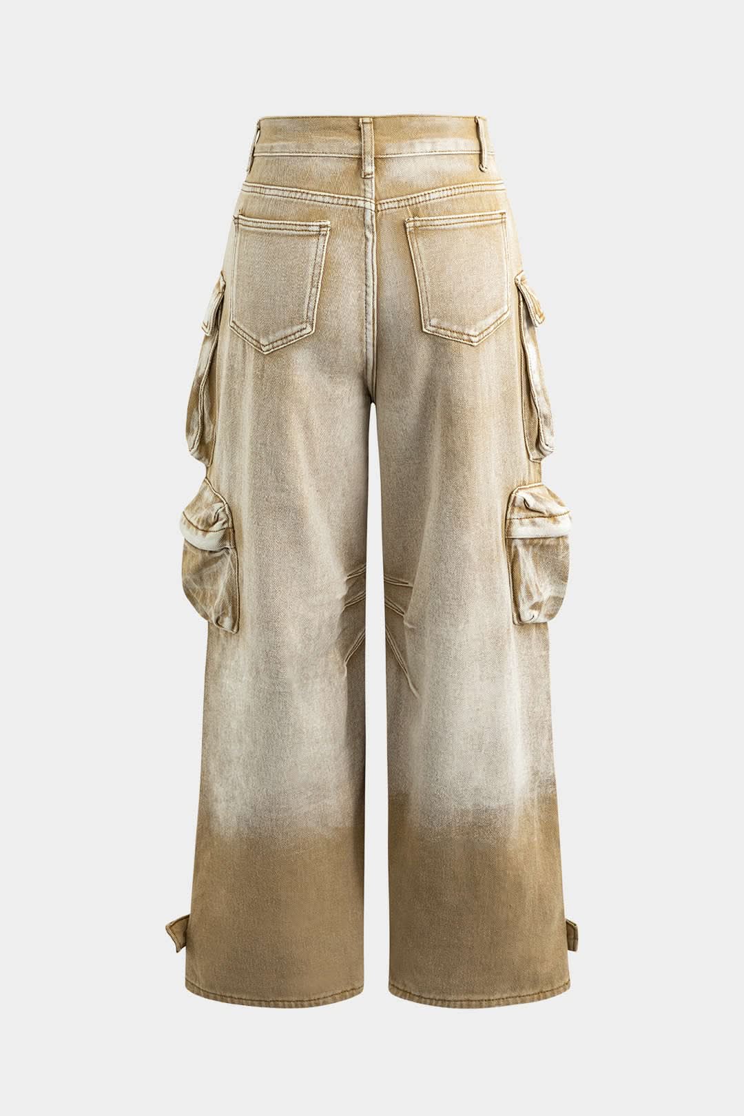 Sabbia – Y2K Multi-Pocket Cargo Denim