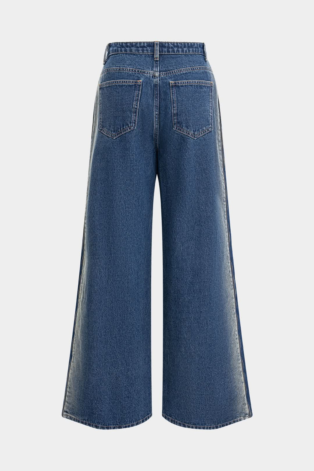 Shadowline – Dual-Tone Wide-Leg Denim