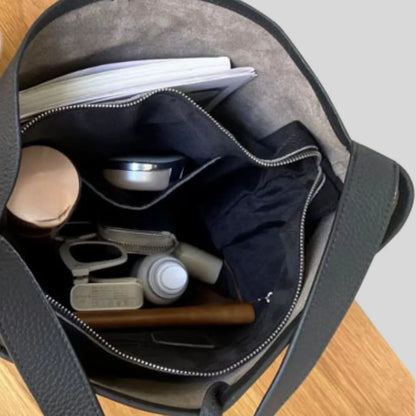 Lucia – Structured Shoulder Tote