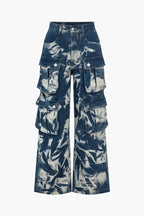 Marea Dye – Tie-Dye Cargo Jeans