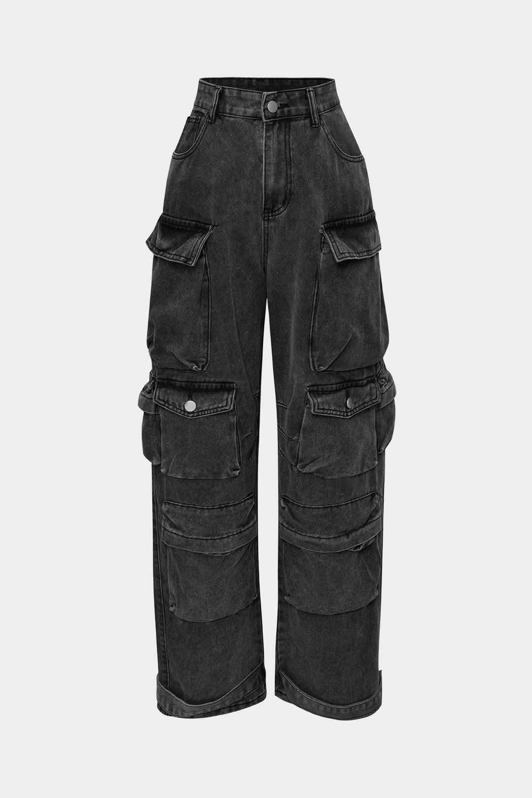 Fumo Street – Multi-Pocket Cargo Denim