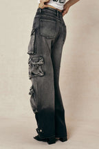 Sabbia – Y2K Multi-Pocket Cargo Denim