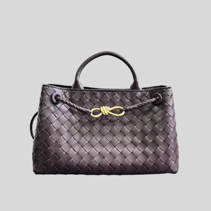 Francesca – Woven Leather Crossbody