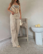 Coco Crema – Mid-Waist Jeans