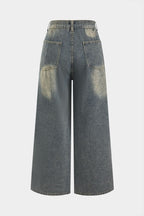 Onda Scura – Distressed Cut-Out Denim
