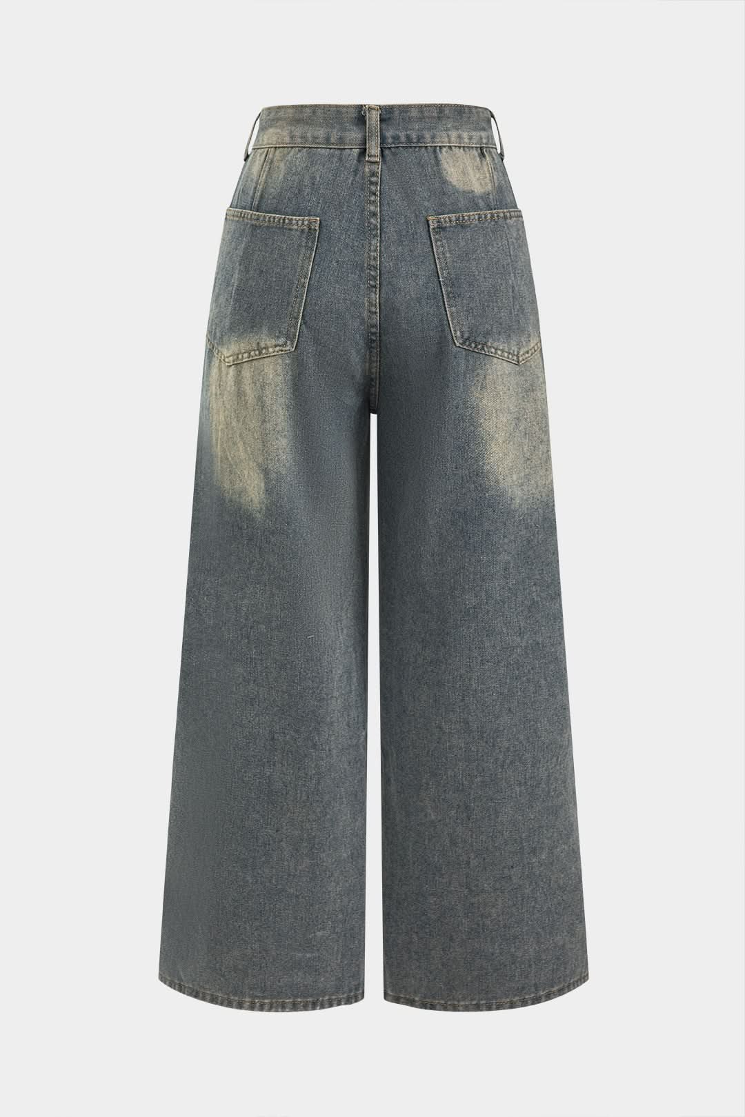 Onda Scura – Distressed Cut-Out Denim