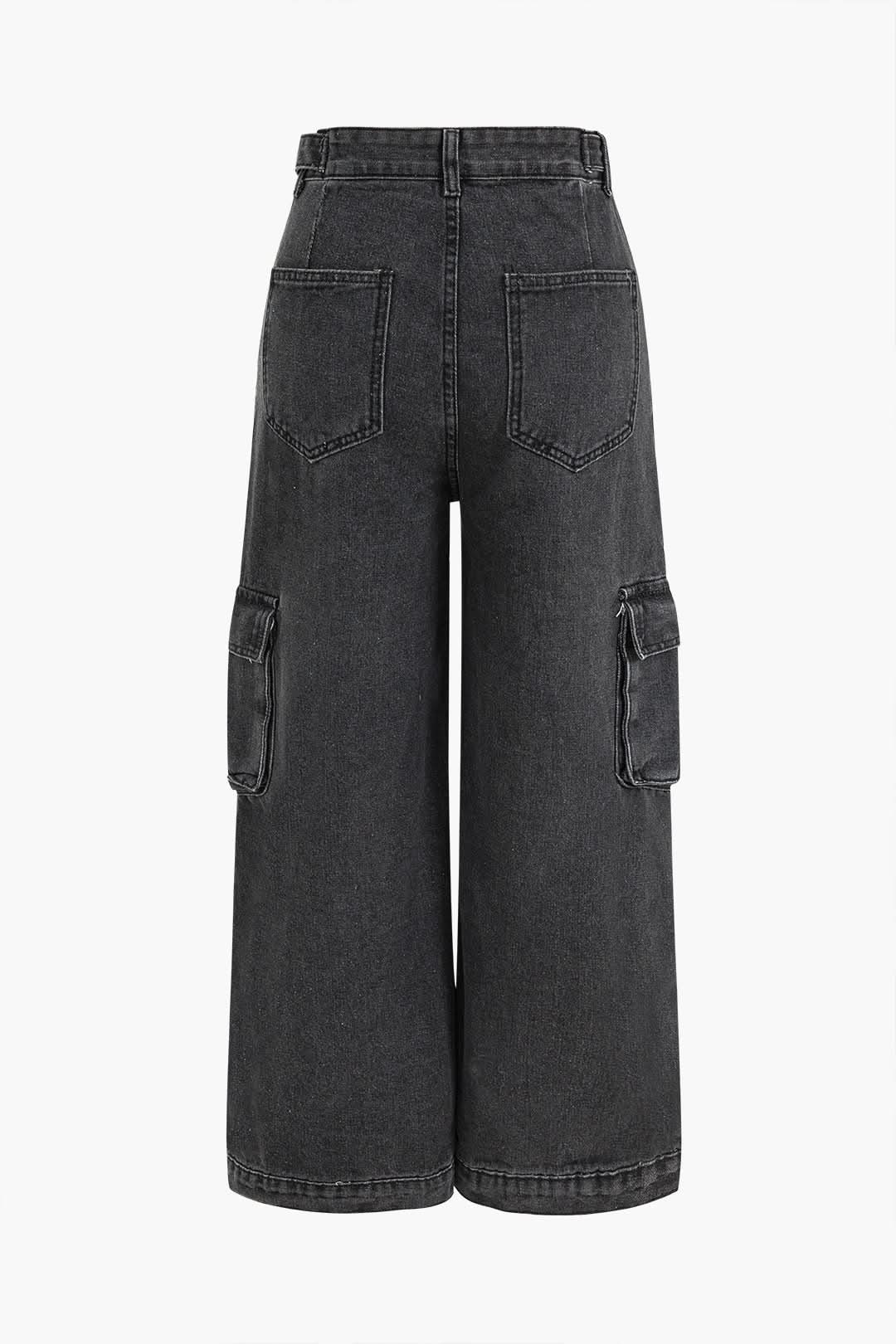 Nova Cargo Wide-Leg Jeans