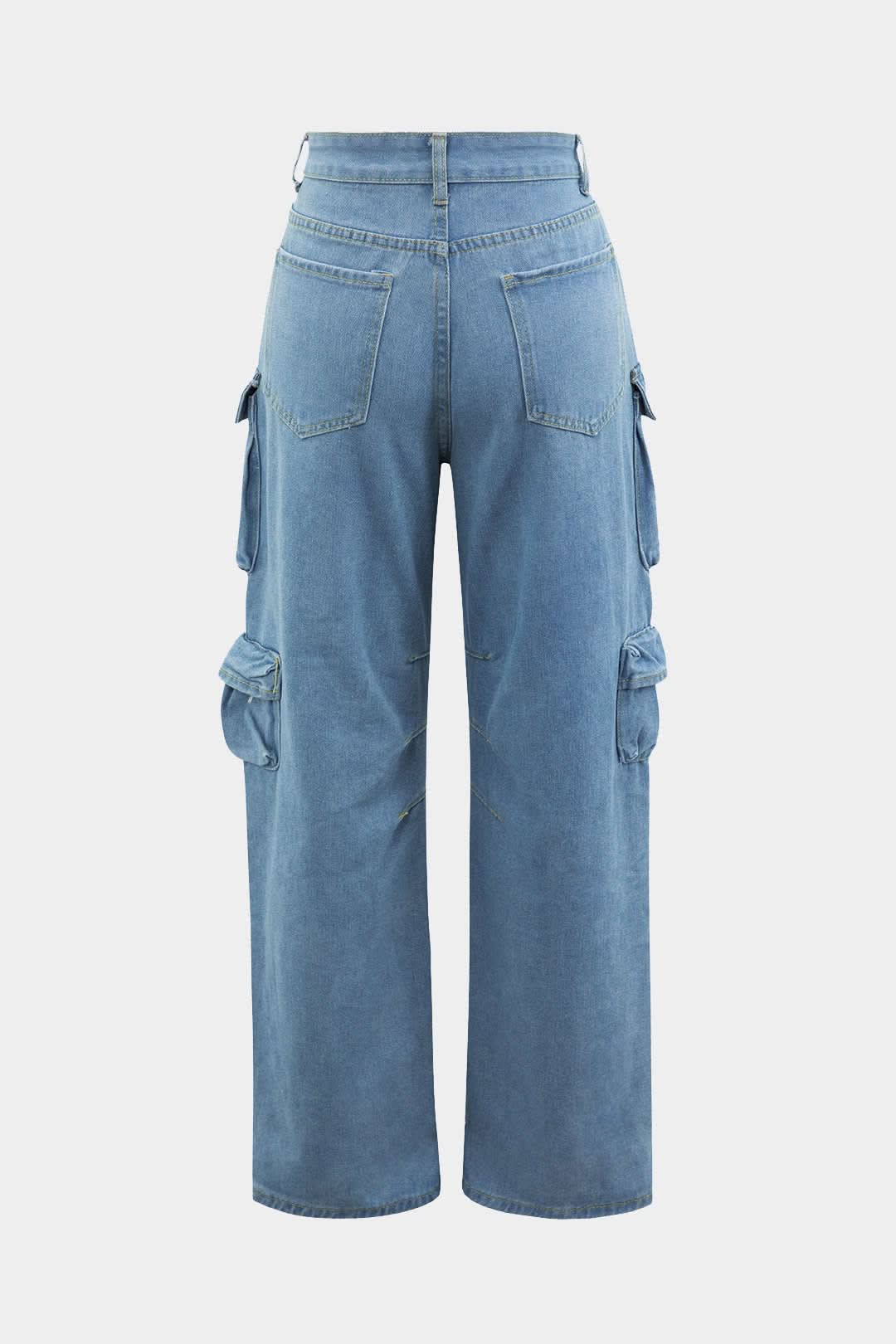 Fumo Street – Multi-Pocket Cargo Denim