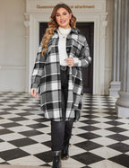 Plaid Flannel Longline Shacket