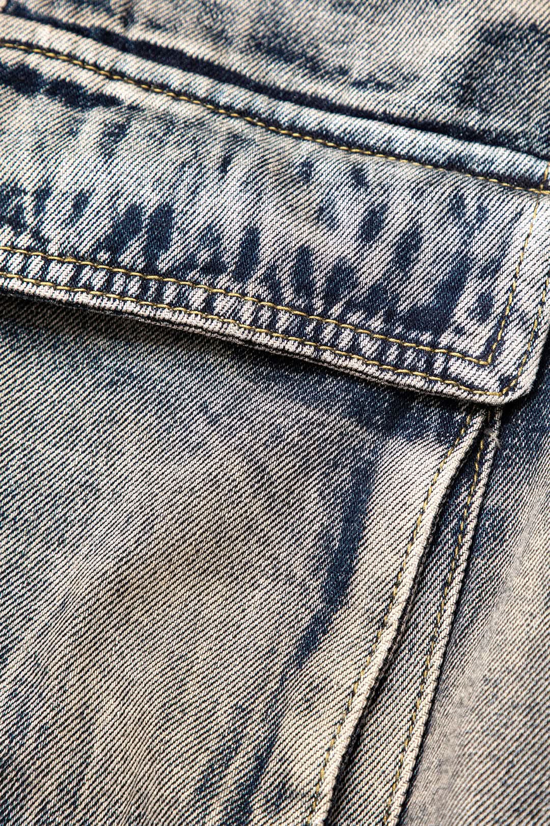 Sabbia – Y2K Multi-Pocket Cargo Denim