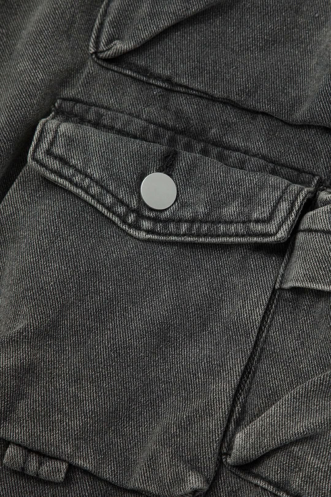 Fumo Street – Multi-Pocket Cargo Denim