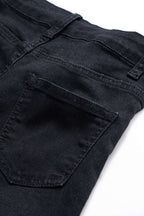 Notte Fiore – Lace Panel Wide-Leg Jeans