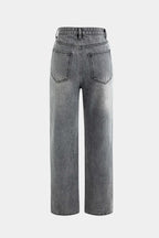 Luna Cross – Asymmetric Waist Denim
