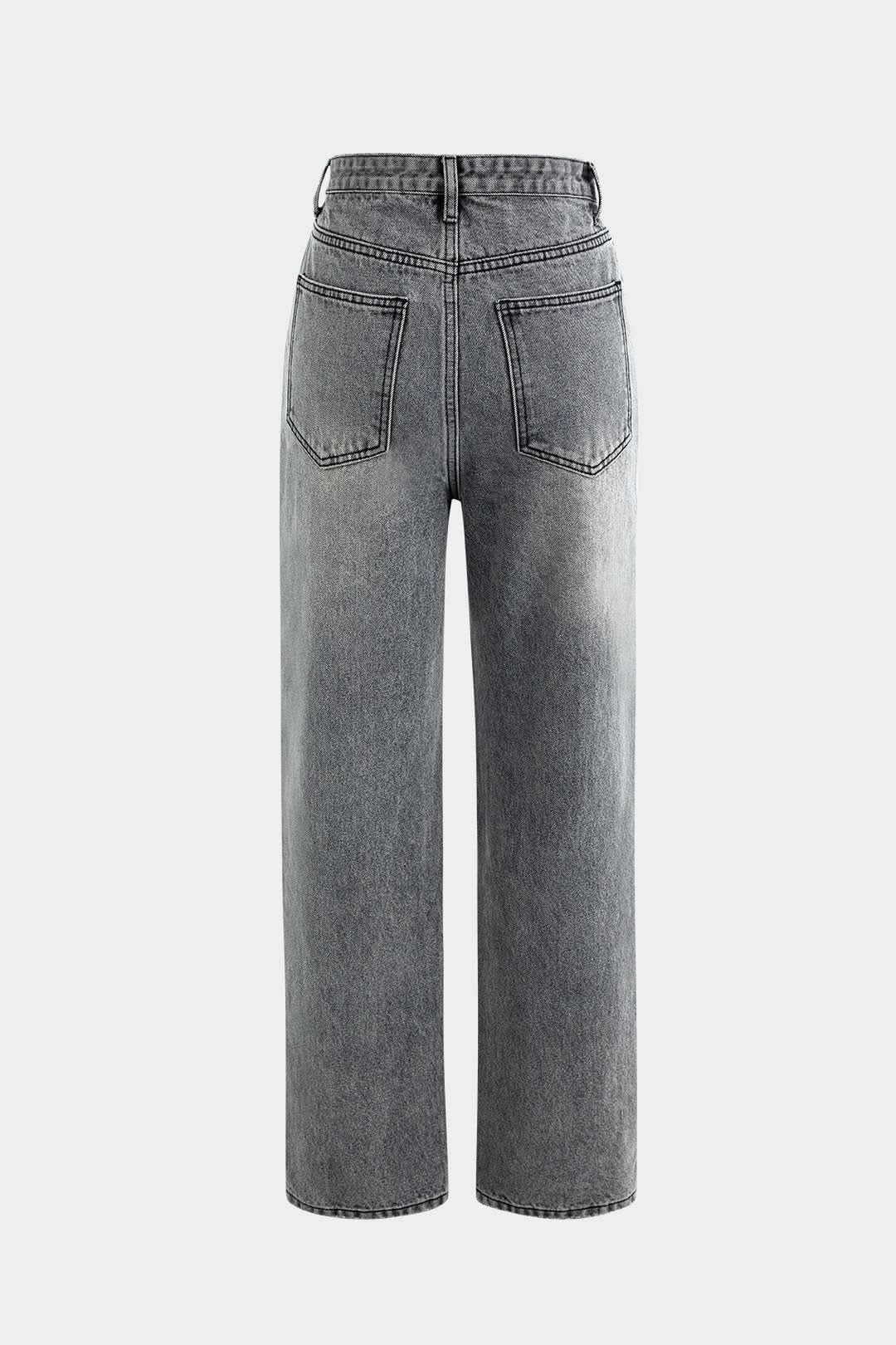 Luna Cross – Asymmetric Waist Denim