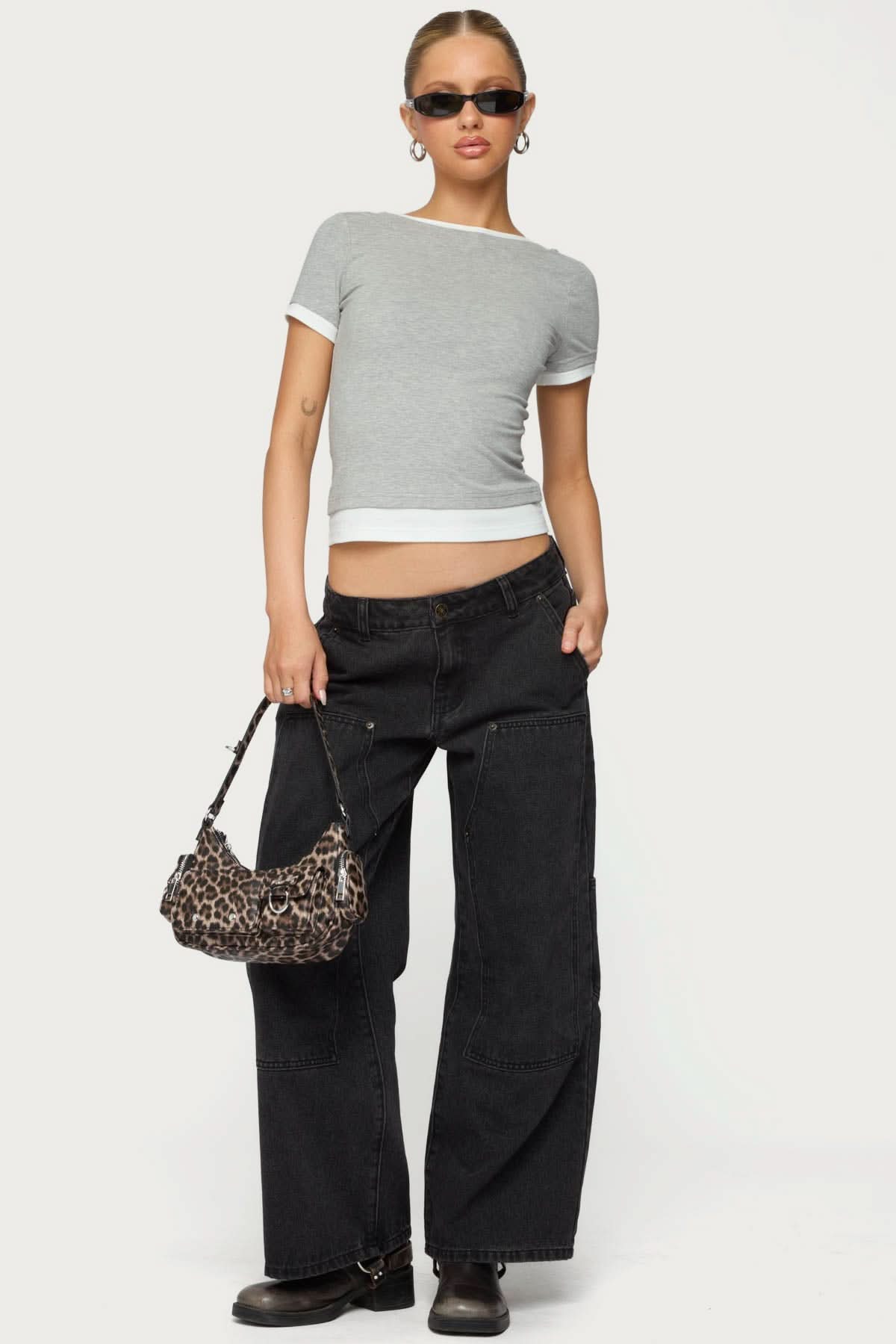 Rebel Stitch – Low Rise Carpenter Jeans