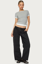 Rebel Stitch – Low Rise Carpenter Jeans