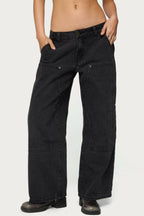 Rebel Stitch – Low Rise Carpenter Jeans