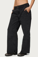 Rebel Stitch – Low Rise Carpenter Jeans