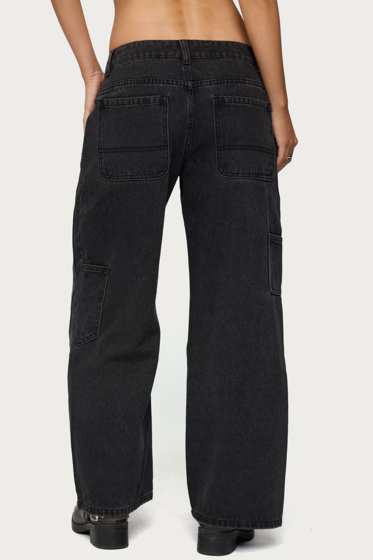 Rebel Stitch – Low Rise Carpenter Jeans