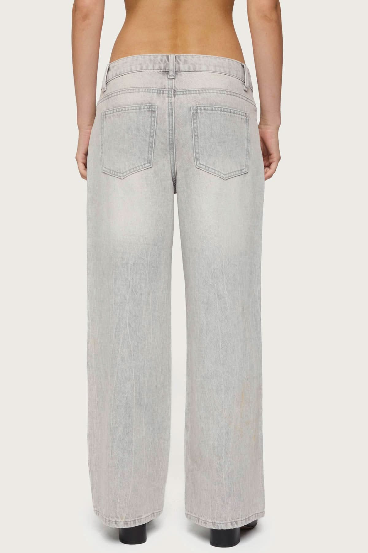 Grunge Baby – Low Rise Acid Wash Jeans