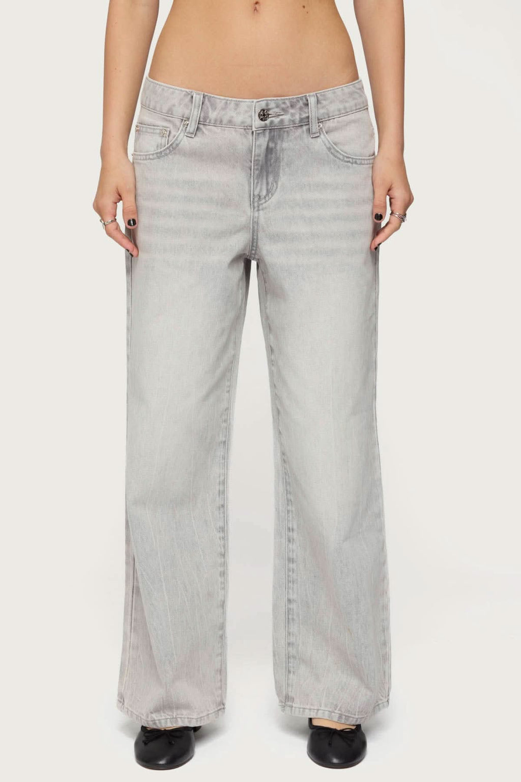 Grunge Baby – Low Rise Acid Wash Jeans