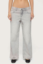 Grunge Baby – Low Rise Acid Wash Jeans