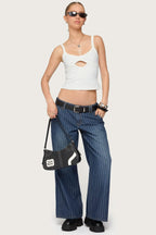Pin Me – Low Rise Jeans