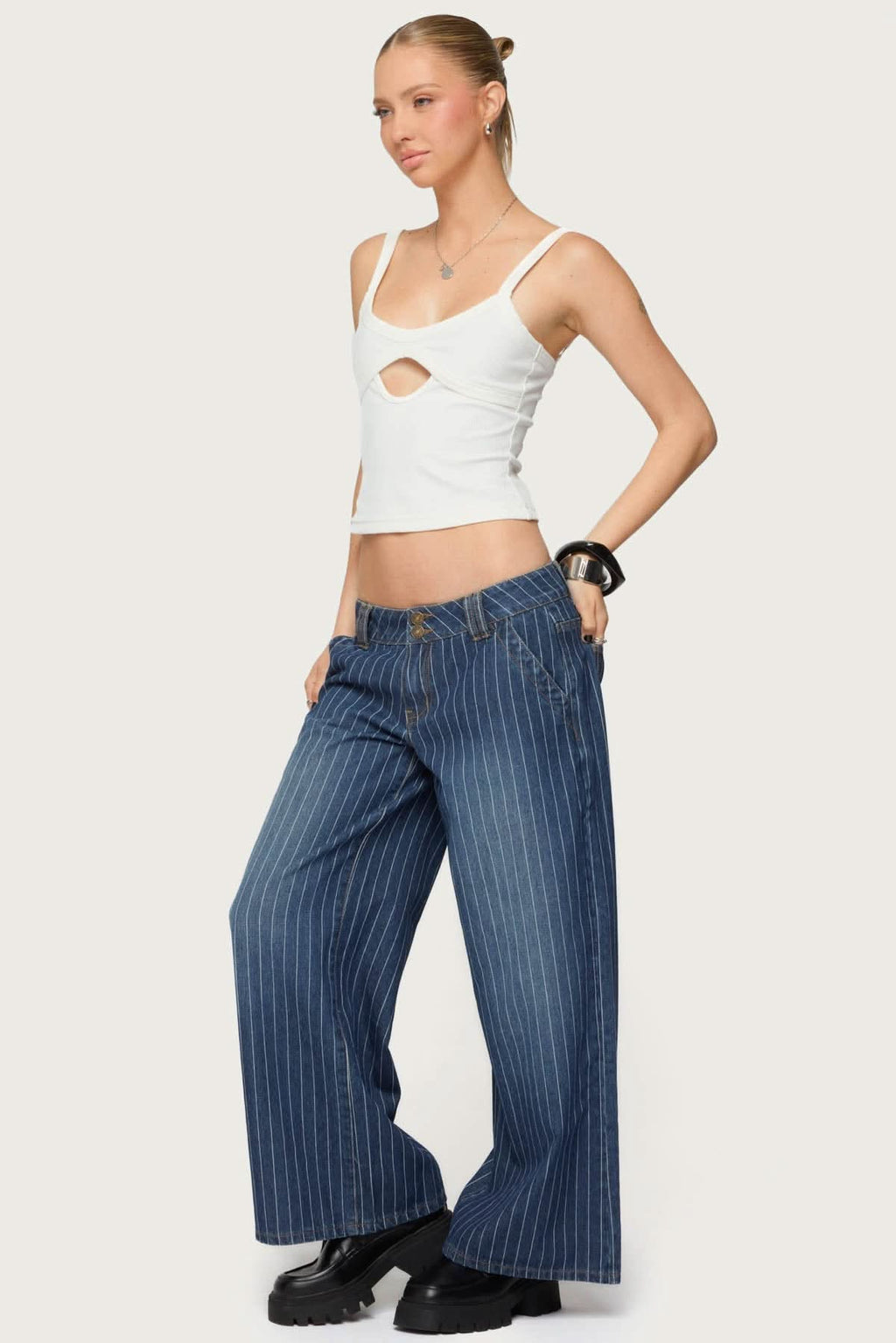Pin Me – Low Rise Jeans