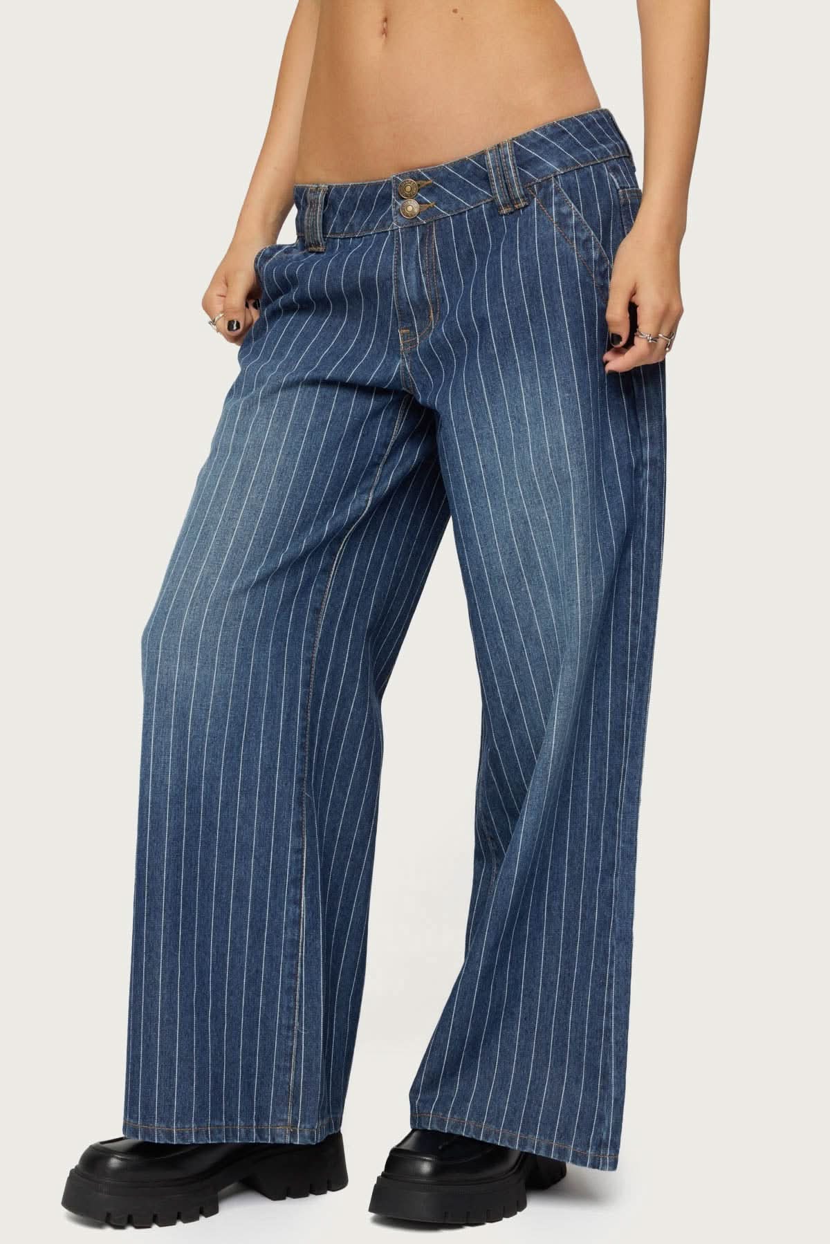 Pin Me – Low Rise Jeans