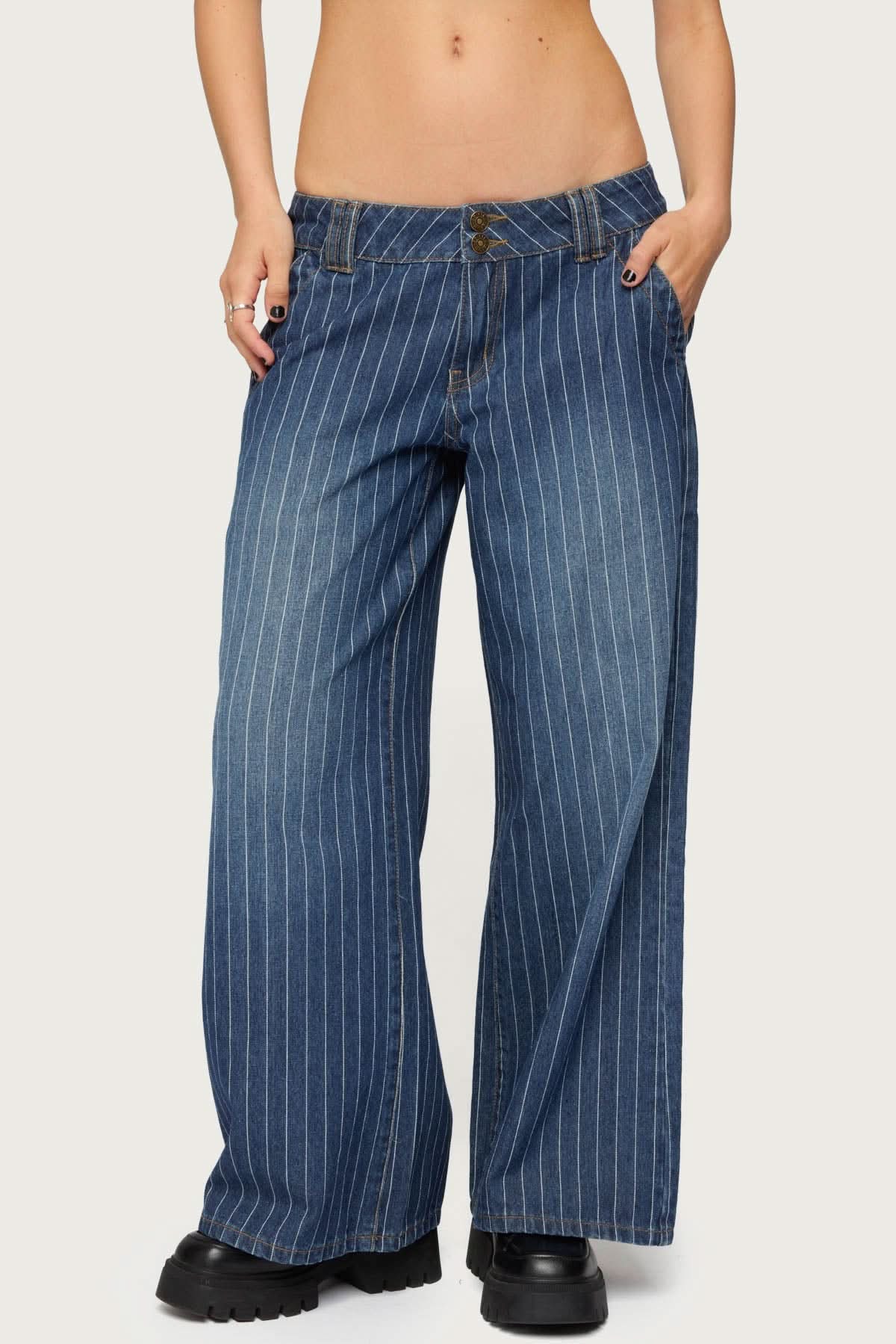 Pin Me – Low Rise Jeans